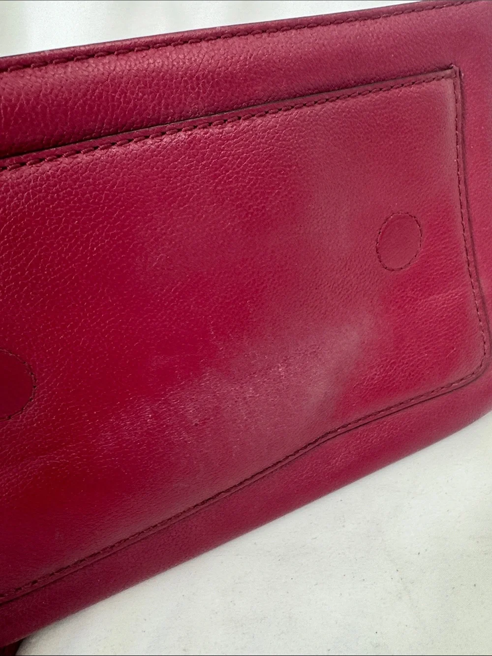 Kate Spade New York Allen Street Neil crossbody bag, burgundy pebbled leather
